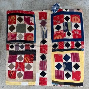 John Robshaw Vintage Patched Pillow cover